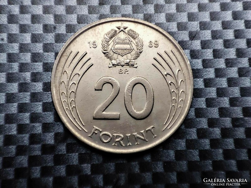 Magyarország 20 forint, 1989