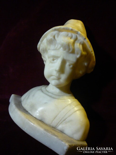 Alabaster boy bust