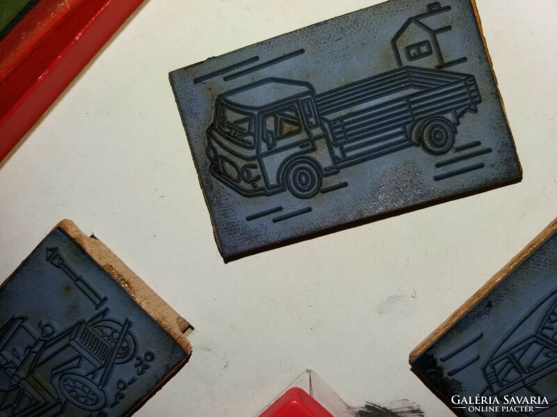 Old creative car printing set excellent collector's condition as shown in the pictures