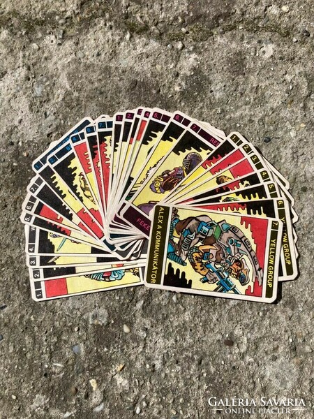 Skorpió Kommandó 2000 kártyajáték teljes pakli