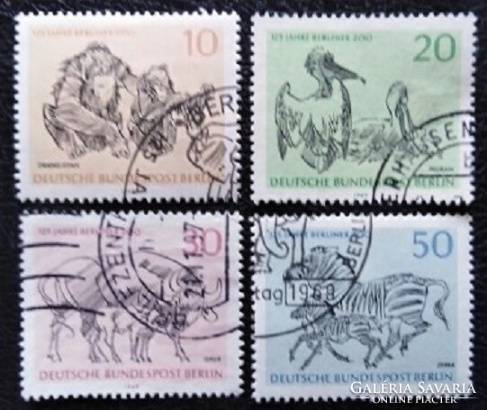 BB338-41p / Németország - Berlin 1969 Berlini Állatkert blokk bélyege pecsételt