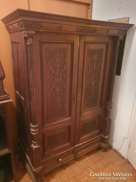 Old German antique cabinet
