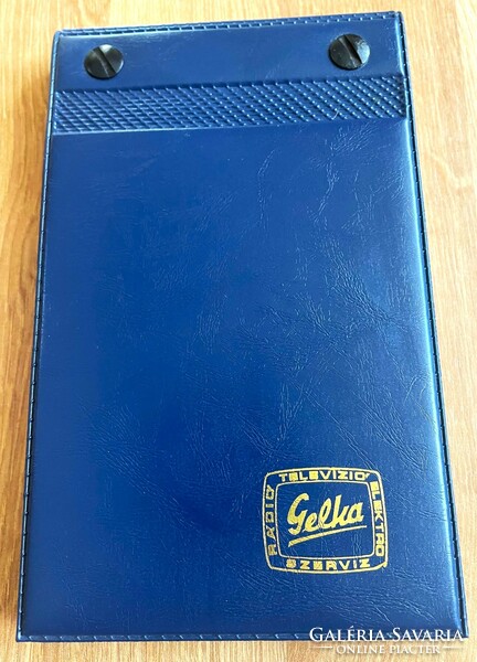 Gelka service original notepad, retro memory
