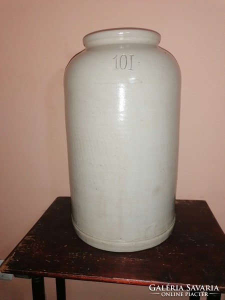 Old ceramic container