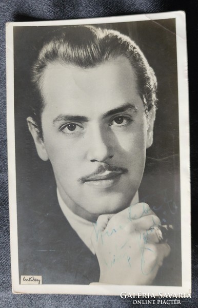 Circa 1942 unforgettable Gyula Benkő movie star actor actor signed autograph photo sheet