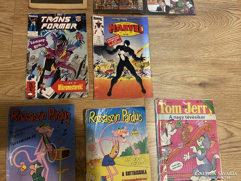 Comics mix, marvel, turtles, pink panther