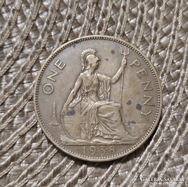 VI. György penny 1938 - oxidfolt