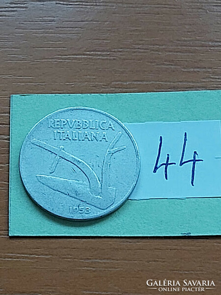 Italy 10 lira 1953 alu. Kalás 44