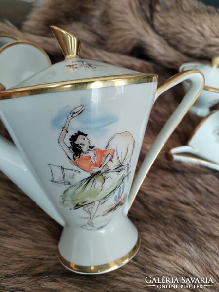 Coffee set, bavaria - in the spirit of art deco / 2 persons