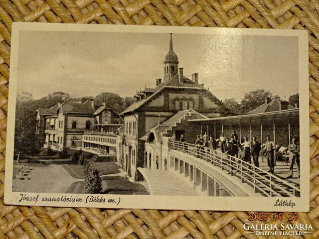 Old postcard Gyula Békés cou. (View of József sanatorium) around 1940