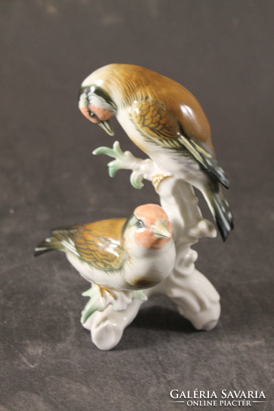 Ens porcelain pair of birds 463