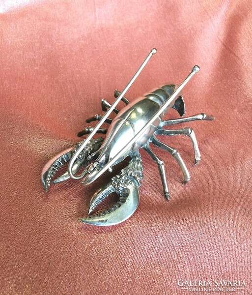 Ezüst miniatűr homár