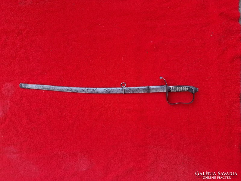 1861M Austro-Hungarian infantry officer sword wide war blade ohligs