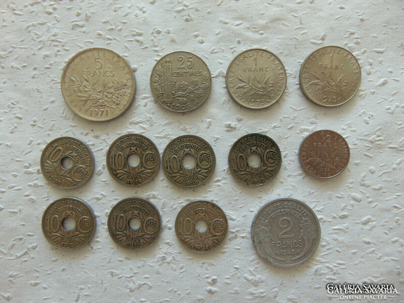 France 13 francs - - centesimi coin lot!