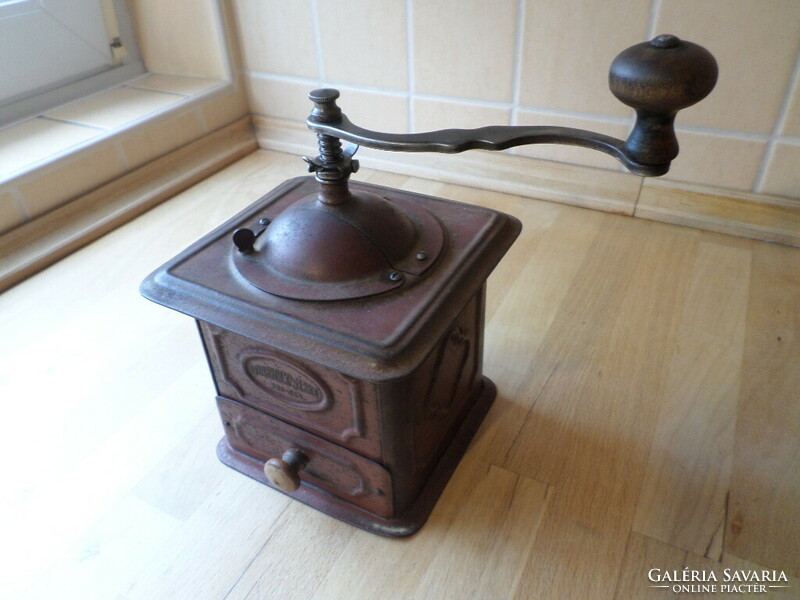 Antique leinbrock-werke metal coffee grinder coffee grinder grinder