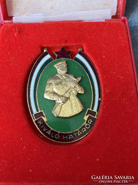Excellent border guard medal with miniature in box