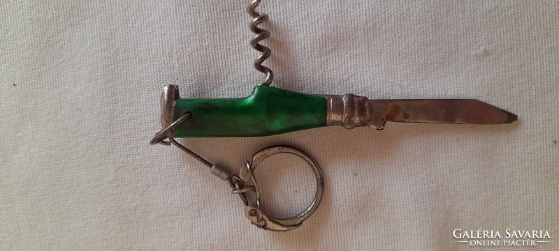 Kulcstartó retro mini bicska 10cm palack nyitó kólás üveg
