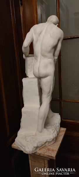 Beautiful gipsum statue