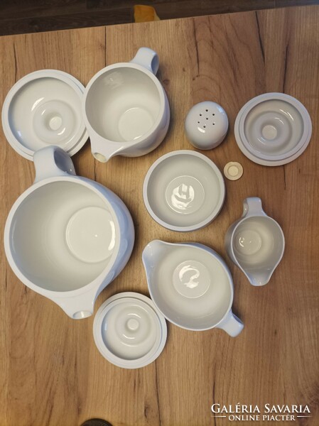 Alföldi porcelain, saturn set of 6 pieces