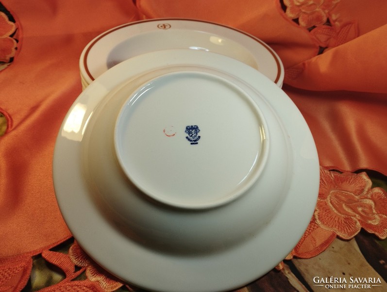 Alföldi Taverna thick, deep porcelain plate, 6 pcs