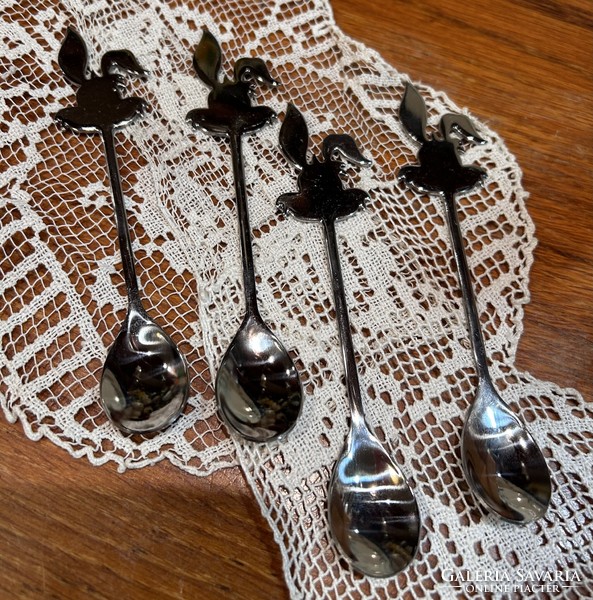 Tea spoons with bunny handles