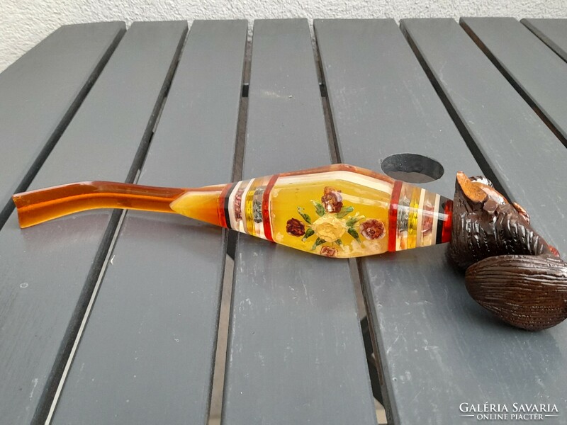 Rare amber pipe
