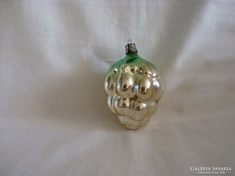 Old bottle of Christmas tree decoration - bunch of grapes!