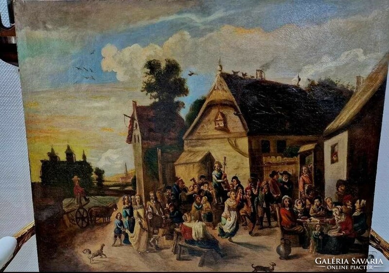 Sok Alakos - Flamand Festmény