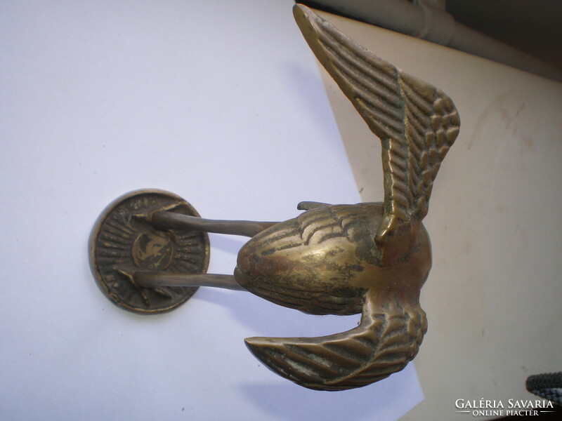 Brass bird 14 cm high