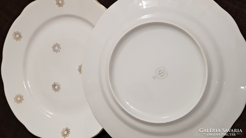 Régi, CP Colditz, német porcelán étkészletből  2db. lapos tányér és 2 db. leveses tányér.