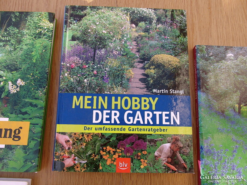 6 db. német nyelvű kertészeti könyv egyben - Blumen, Garten