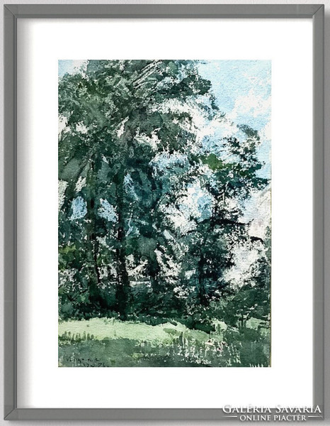 Nándor lajos Varga (1895-1978): big trees