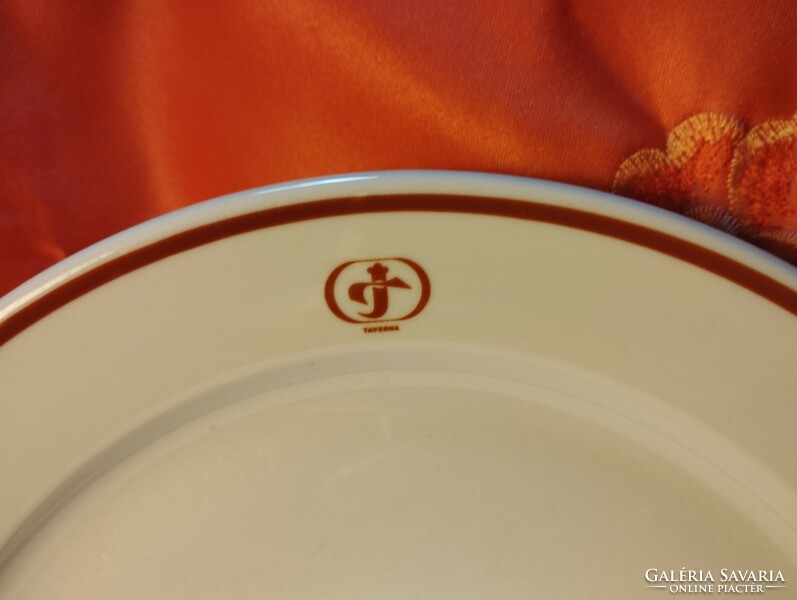Alföldi Taverna vastag nagy lapos porcelán tányér , 4 db