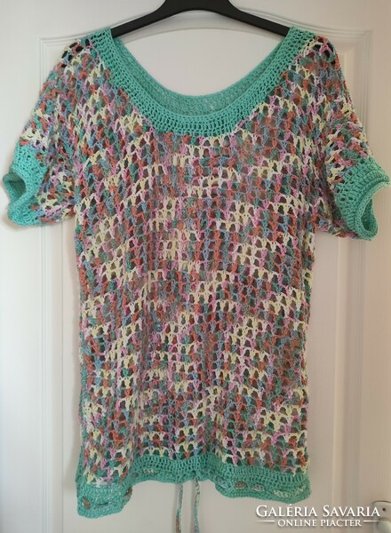 Hand crocheted summer top/tunic