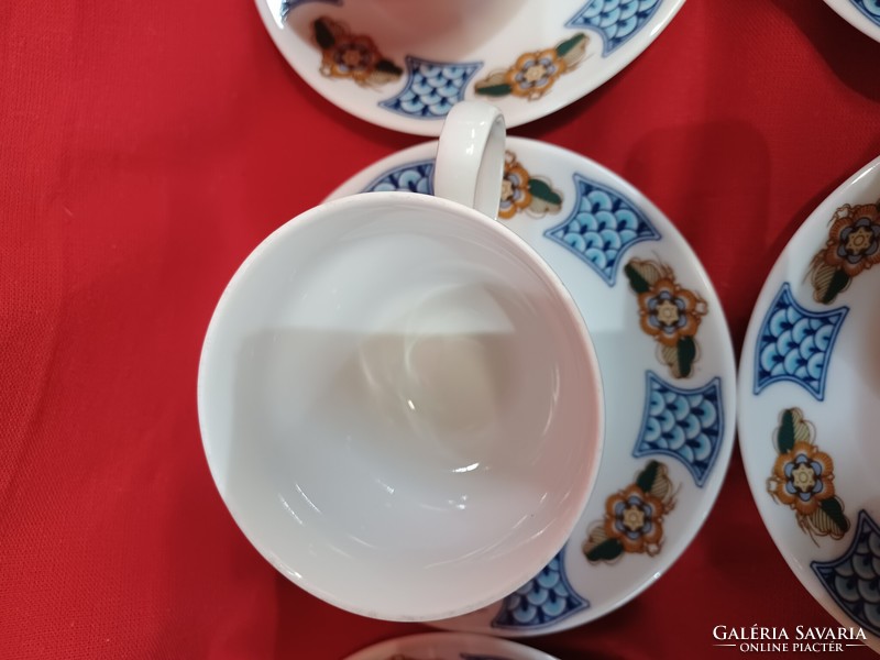 Kahla kávés csészék alátét tányérral