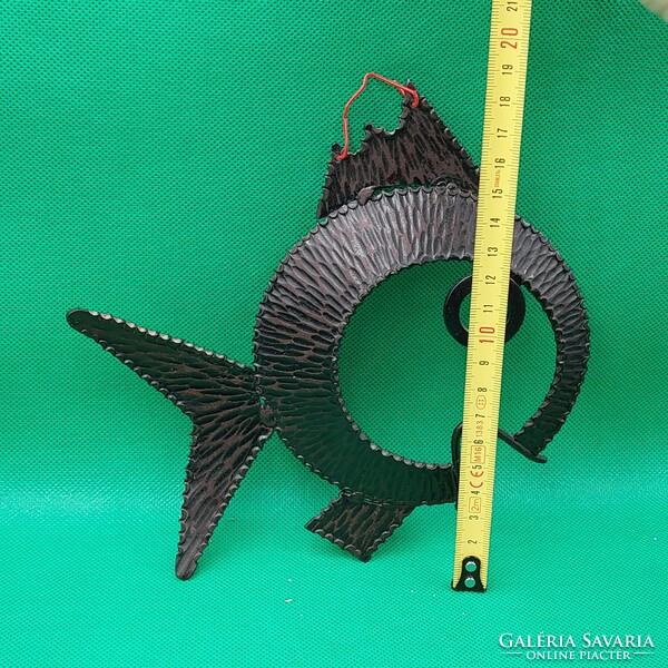 Retro copper alloy fish wall decoration with free shipping