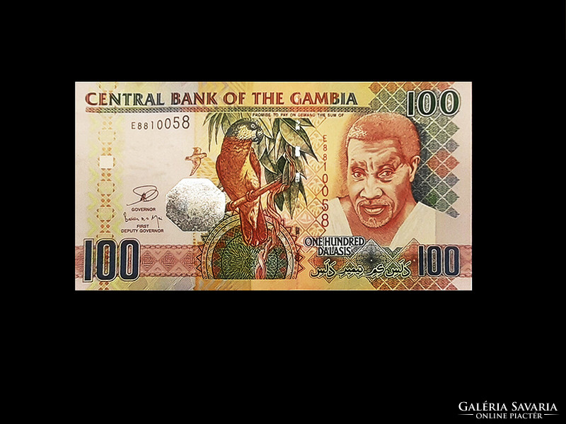 Unc - 100 dalasis - gambia - 2013 ---from the new series!