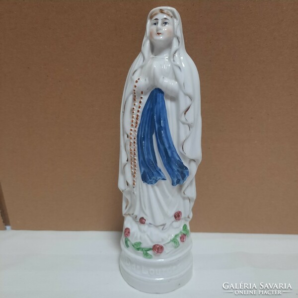 Notre Dame de Lourdes  / Lourdesi Szűzanya / porcelán szobor kegytárgy