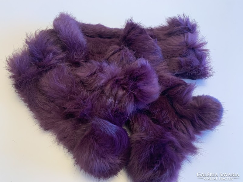 Beautiful original passigatti fine rabbit hair real fur fur scarf in wonderful color