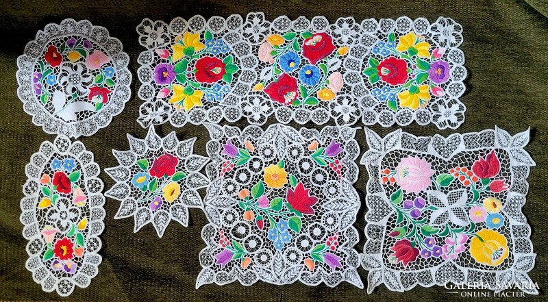 Kalocsai embroidered tablecloths