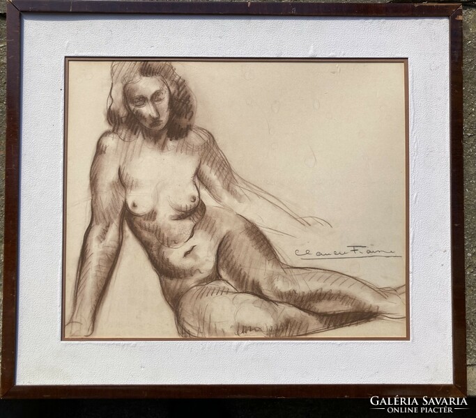 Nude drawing by a French artist.