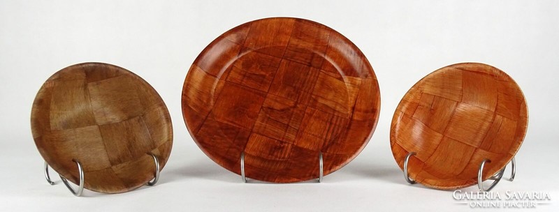 1Q886 retro bamboo bowl set 19 pieces