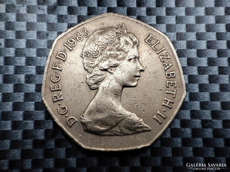 United Kingdom 50 pence, 1983