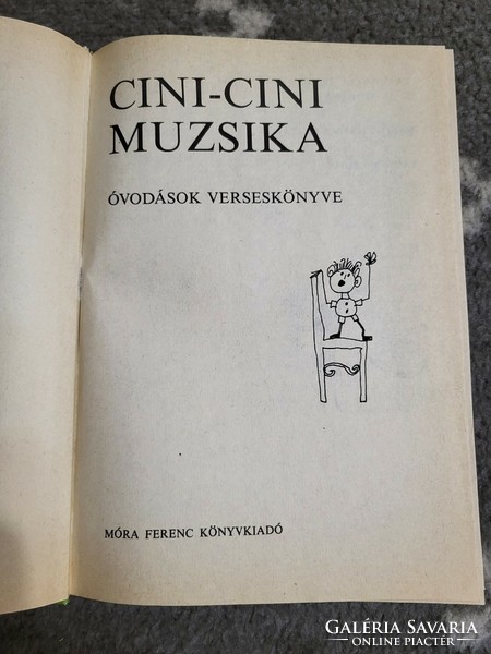 Cini-Cini Muzsika Óvodások verseskönyve ( hatodik kiadás)