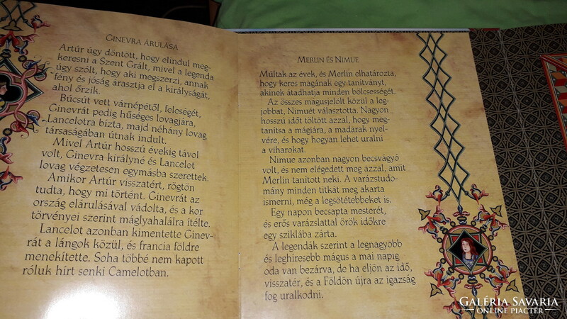 2011.Középkori várkastély - Artúr király legendája TÉRBELI 3D mese könyv a képek szerint NAPRAFORGÓ