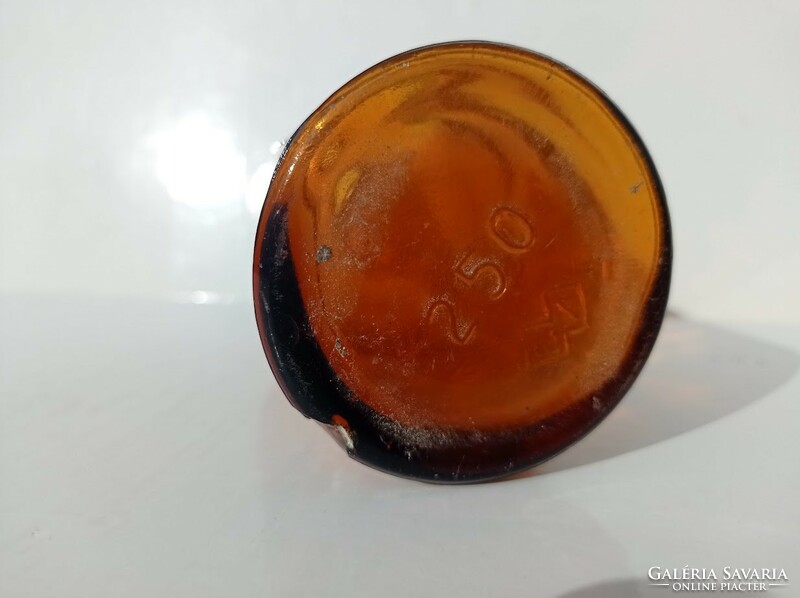Old amber apothecary bottle 250 ml