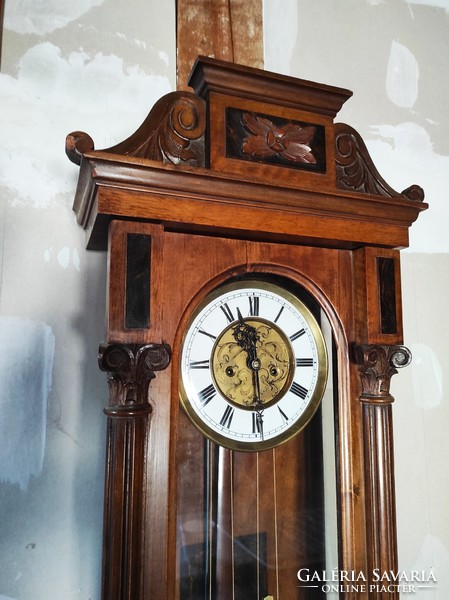 Chiseled wall clock