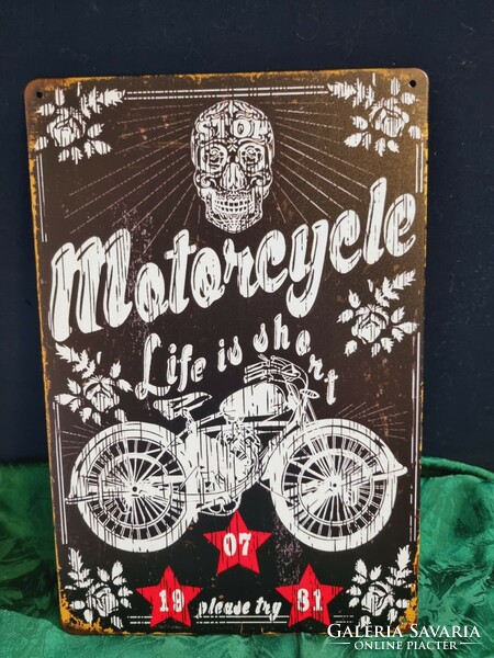 Motorcycle vintage metal sign new! (83)