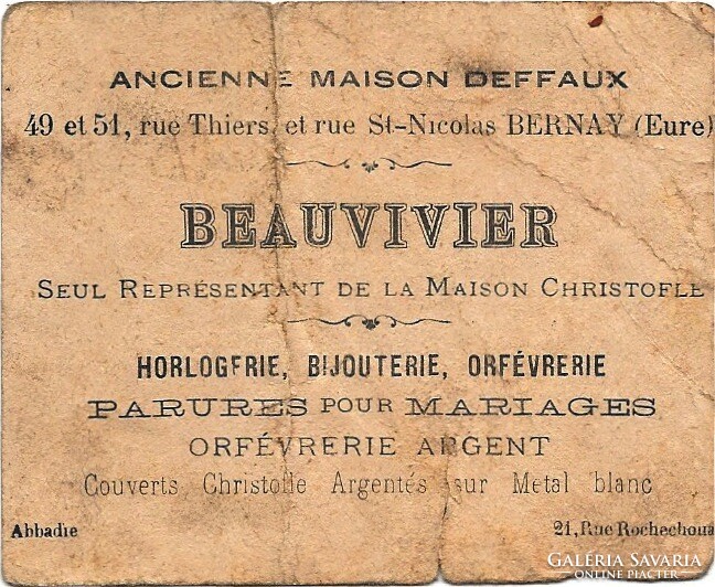 Beauviver, francia állóóra