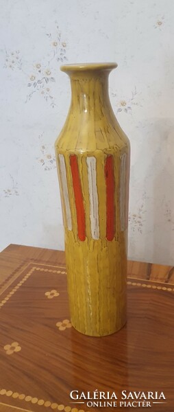 Hungarian applied art ceramic vase